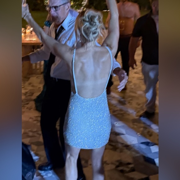 Aston Bridal White Rocky Mini - Size 10(AU) 6(US) Wedding Reception Party Dress - Picture 7 of 15